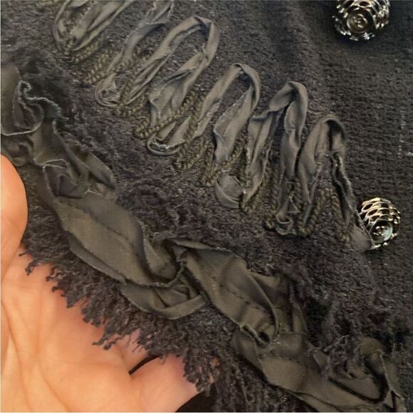 Chanel Elegant tweed Black Women's Jacket, M - Picture 3 of 11